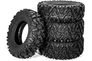 REALLYCNC FORERUNNER 25x8-12 & 25x10-12 ATV Tires, All Terrain 6PR 25x8-12 & 25x10-12 ATV UTV Trail Mud Sand Off-Road Tires (Pack of 4, Tubeless)