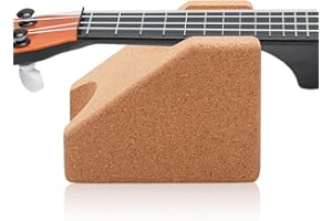 Guitar Neck Rest, Two Heights Corkwood Guitar Neck Holder Cradle Support Stand Pillow, Luthier Tools Accessories for String I