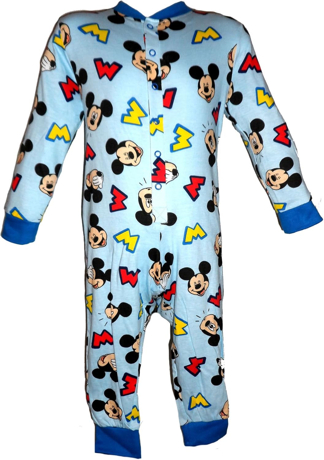 Disney Boys Girls Children's Allinone Jersey Onesie Pyjamas Set