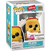 Funko POP! Disney: Holiday - Pluto - Flocked - Collectable Vinyl Figure - Gift Idea - Official Merchandise - for Kids & Adults - Movies Fans - Model Figure for Collectors