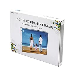 AMEITECH Acrylic Photo Frames,3.5x5'' Double Sided