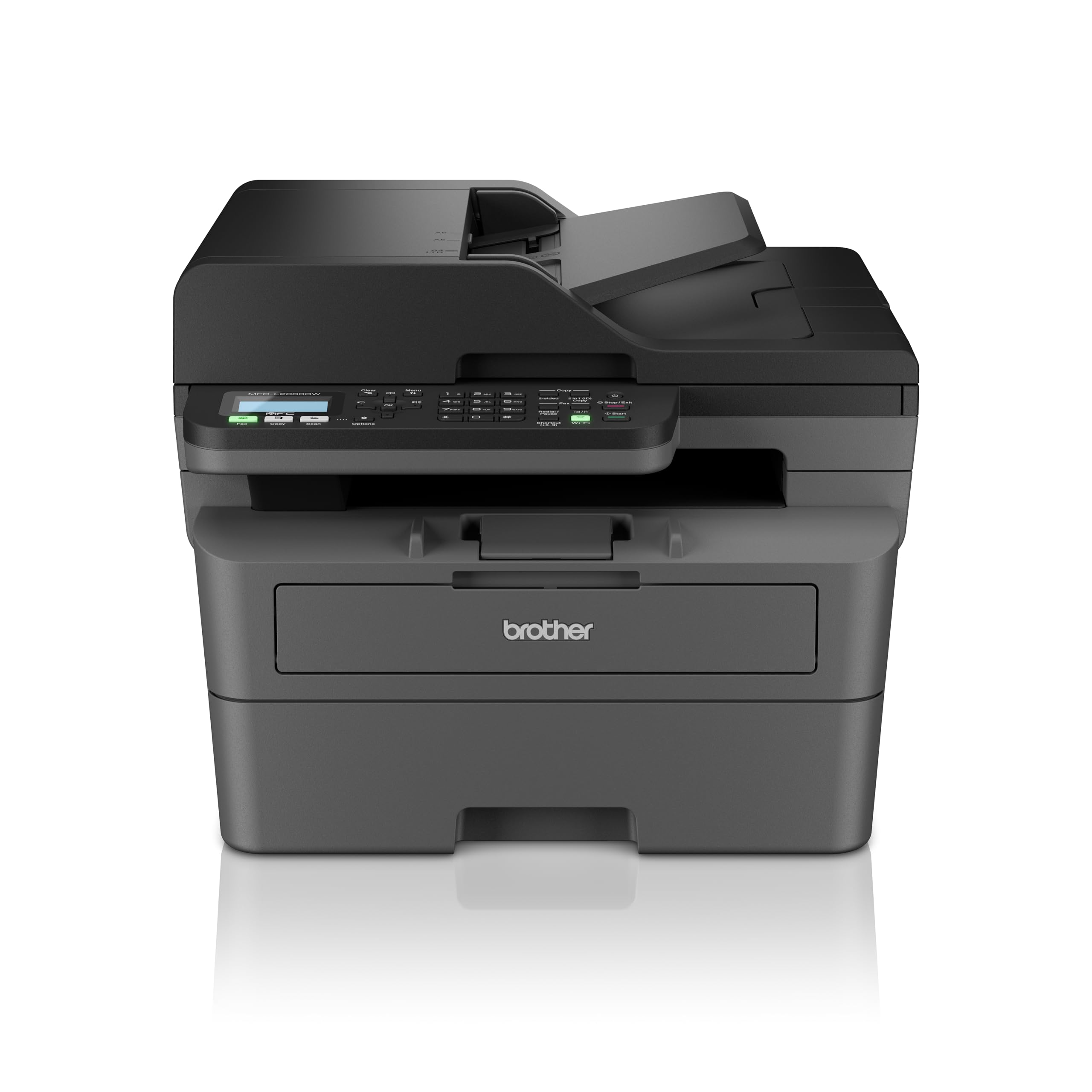 BROTHER MFC-L2860DWE All-in-one Mono Laser Printer with EcoPro Subscription, Print, copy, scan & fax, Automatic 2-sided print, A4, 4 month no charge trial, Automatic toner delivery, UK Plug