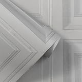 Trafagala 3D Wood Panel Embossed Wallpaper Taupe Textured Feature Wall view 2