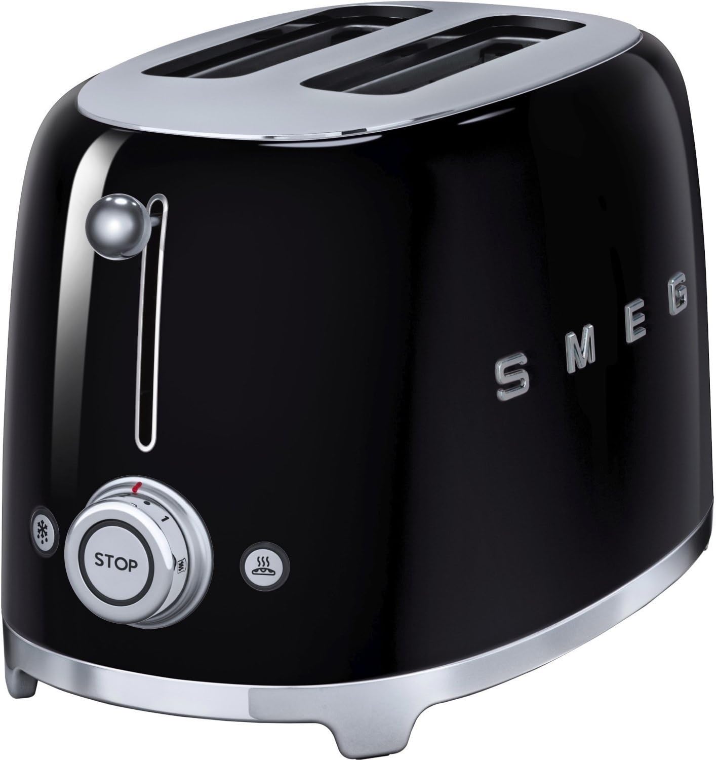 SMEG TSF01BLUK 50's Retro Style 2 Slice Toaster Black