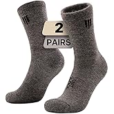 Juclise Alpaca Wool Micro Crew Hiking Socks Midweight Moisture Wicking Anti-blister Cushioned