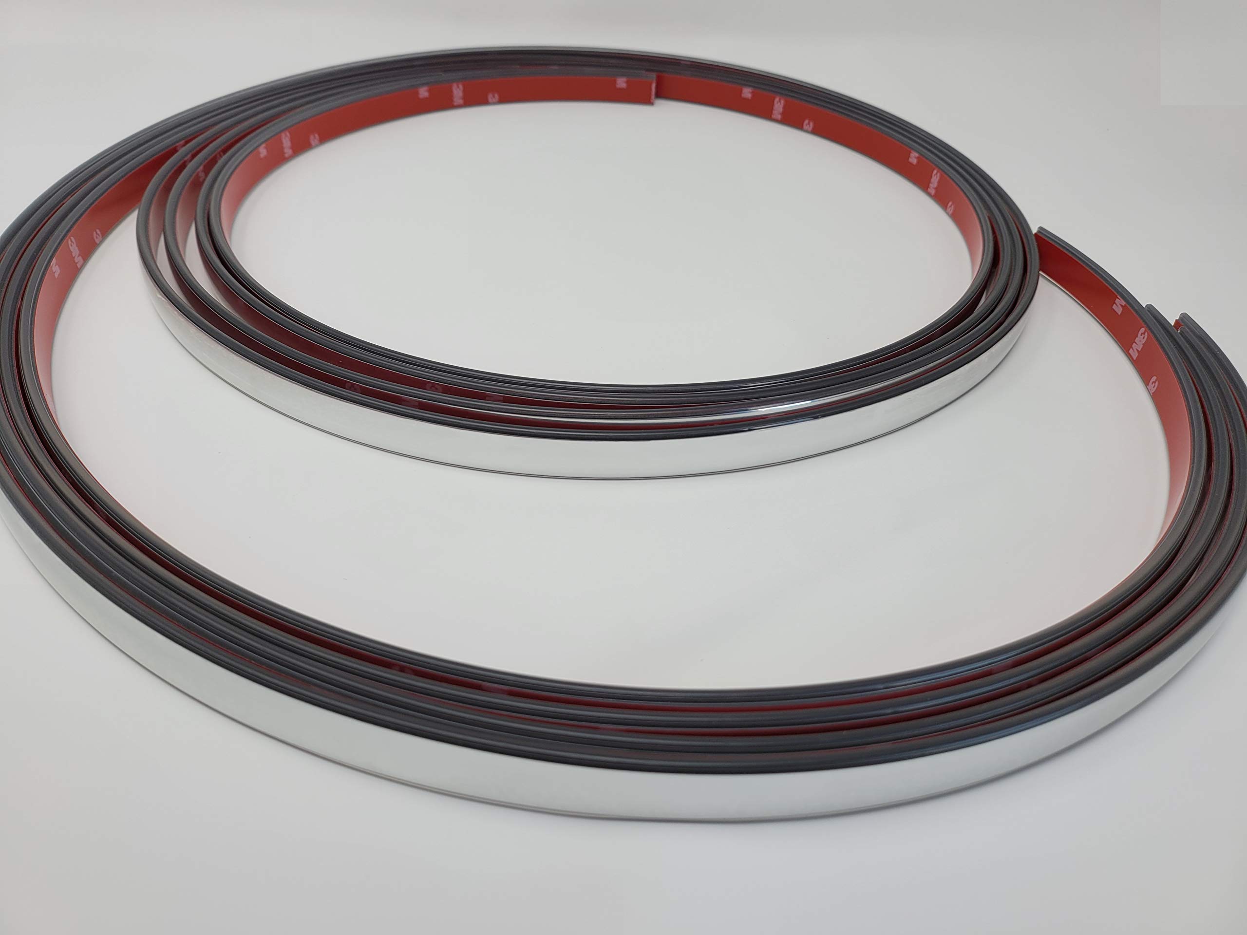 TRUE LINE Automotive Chrome Wheel Well Fender Molding Trim Kit 5/8 Wide