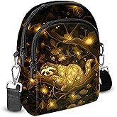 sagacitrix Sloth Crossbody Purse for Women Casual Cell Phone Bag Waterproof Shoulder Bags Travel