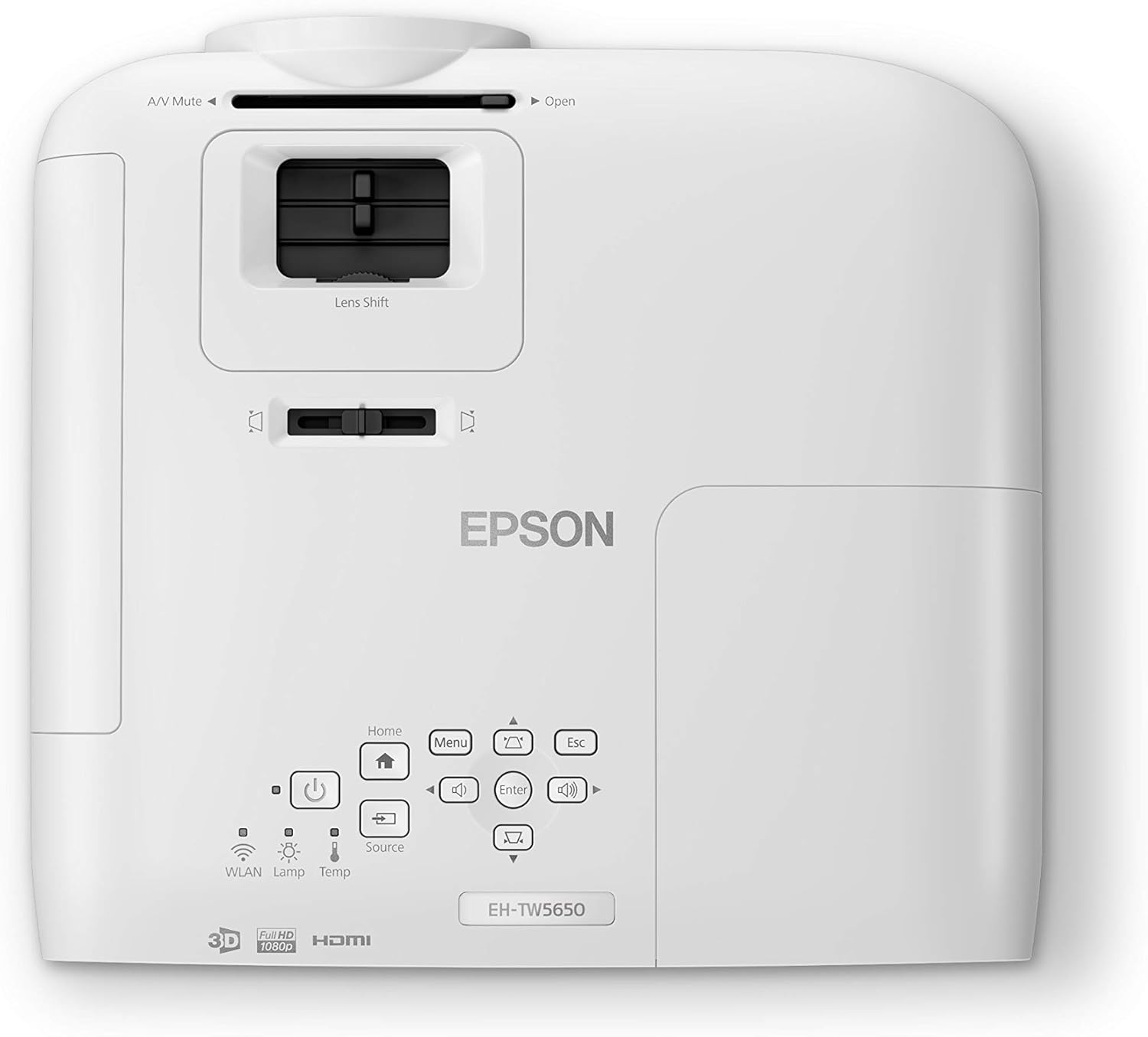 Epson Home Cinema EH-TW5650 Video - Proyector (2500 lúmenes ANSI ...