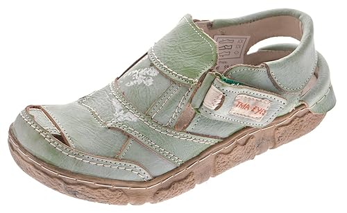 TMA Damen Sandaletten Leder Schuhe Comfort Sandalen Echtleder 7668 Halbschuhe Gr 36-42