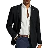 PJ PAUL JONES Mens Casual Blazer Lightweight Linen Sport Coat 2 Button Unlined Suit Jackets