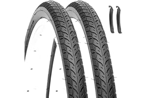 Hycline Road Bike Replacement Tire: 700x25C/700x28C/700Cx35C Folding High-Performance Wear-Resistant Bicycle Tires for City Commuter Road