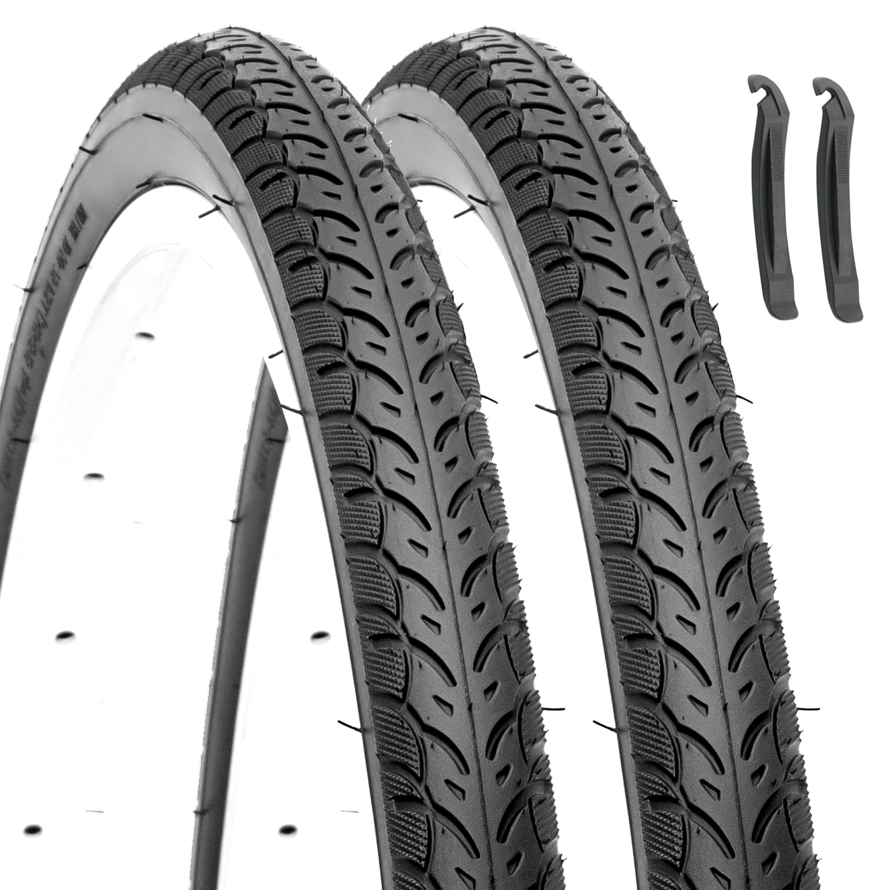 Photo 1 of Hycline 2-Pack Road Bike Tires: 700x35C (37-622) Folding Replacement Puncture-Resistant Bicycle Tires for City Commuter Road?2 Tires?