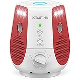 Mouse Repellent Ultrasonic Plug in, 360° Ultrasonic Rodent Repellent with PIR Sensor & LED Strobe Light, 3 Modes Mice Repellent for Indoor, Ultrasonic Pest Repeller for Spider, Cockroach (White)