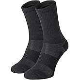 281Z Military Cotton Micro Crew Boot Socks - Cushioned Sole - Moisture Wicking