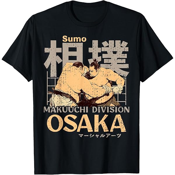 トップス M.U JAPONESS REUSE OAOL/STWT Amazon.com: Osaka City Vintage Sumo Wrestling Japan Osaka T-Shirt