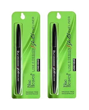 Blue Heaven Line and Design Sketch Eyeliner, 2 ml (Pack of 2)