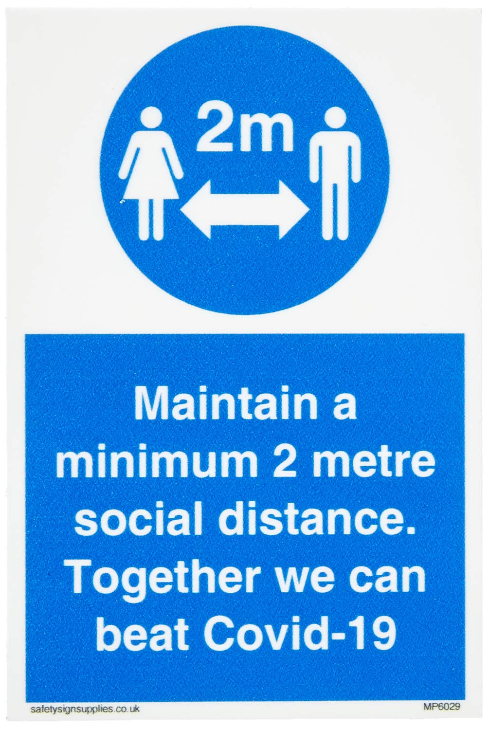 Maintain a minimum 2 metre social distance. Together we can beat Covid-19
