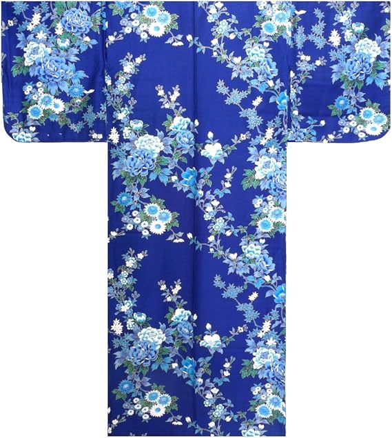 Traditional & Authentic Japanese Ladies Kimono Peony & Cherry