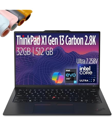 Amazon.com: Lenovo ThinkPad X1 Carbon Gen 13 Aura Edition, Intel