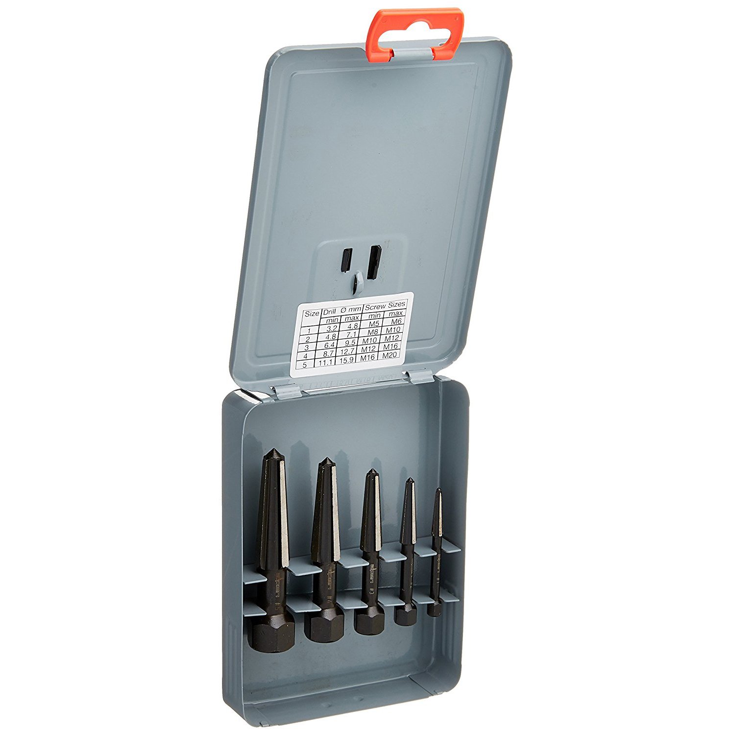 Alpen 902003100 Screw-Remover Set M5-M20 5 Pcs., 0 V, Grey