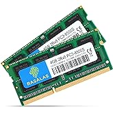 RASALAS 8GB Kit (2 x 4GB) PC3-8500 DDR3 1066 Mhz 1067 MHz 8500s SODIMM RAM Laptop Memory Upgrade for Notebook 204PIN 1.5V Mem