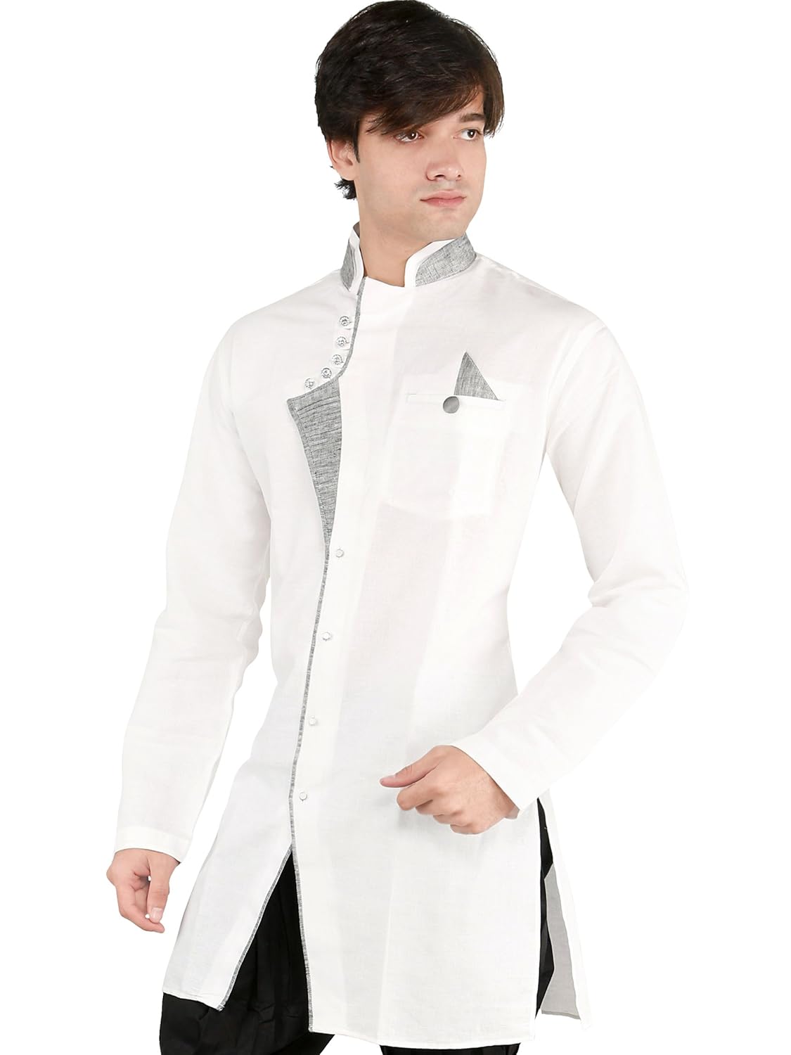 new looks men's linen kurta