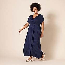Amazon Essentials Women's Waisted Maxi Dress