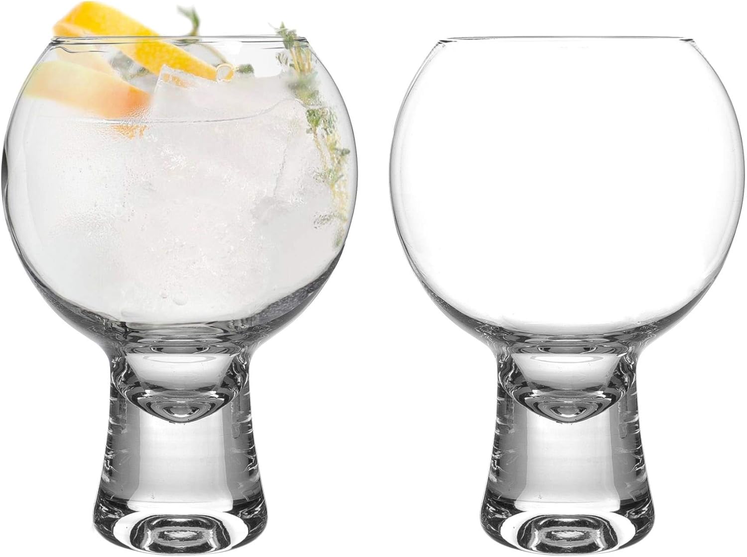 iStyle My Home 2 Piece Ikonic Gin Glasses Set Short Stem Spanish