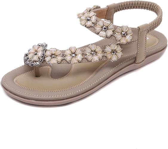 ladies dressy flat sandals