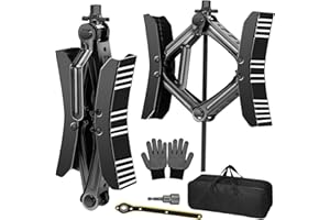 Camper RV Wheel Chocks Stabilizer X-Shaped for Dual Axle Travel Trailers, Heavy Duty Anti-Move Tire Chocks Trailer Accessorie