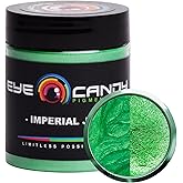 Eye Candy Pigments Premium Green Mica Powder - Imperial Jade (25gr) - for Epoxy, Resin, Soap, Paint, Woodworking, Acrylic Pouring, Bath Bombs, Fishing Lures - DIY Arts and Crafts Additive