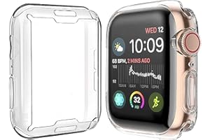 [2-Pack] JULK 40mm Case for Apple Watch New SE-2024 / Series 6 / Series 5 / Series 4 Screen Protector, Overall Protective Sof