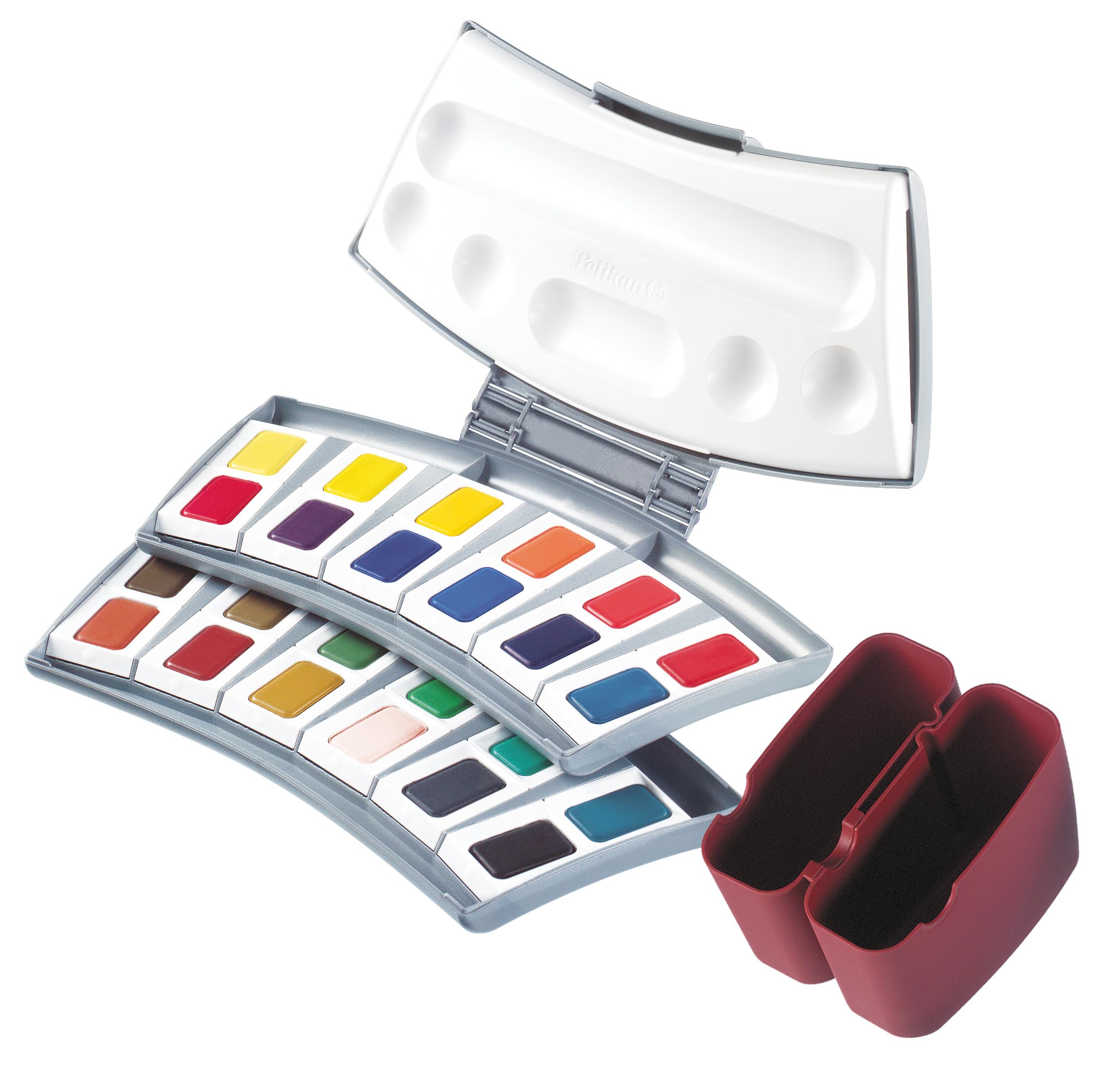 Photo 1 of Pelikan Transparent Watercolor Paint Set, 24 Colors (721894)