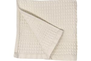 GILDEN TREE Waffle Towel Quick Dry Thin Exfoliating Washcloths for Face Body, Classic Style (Cream)