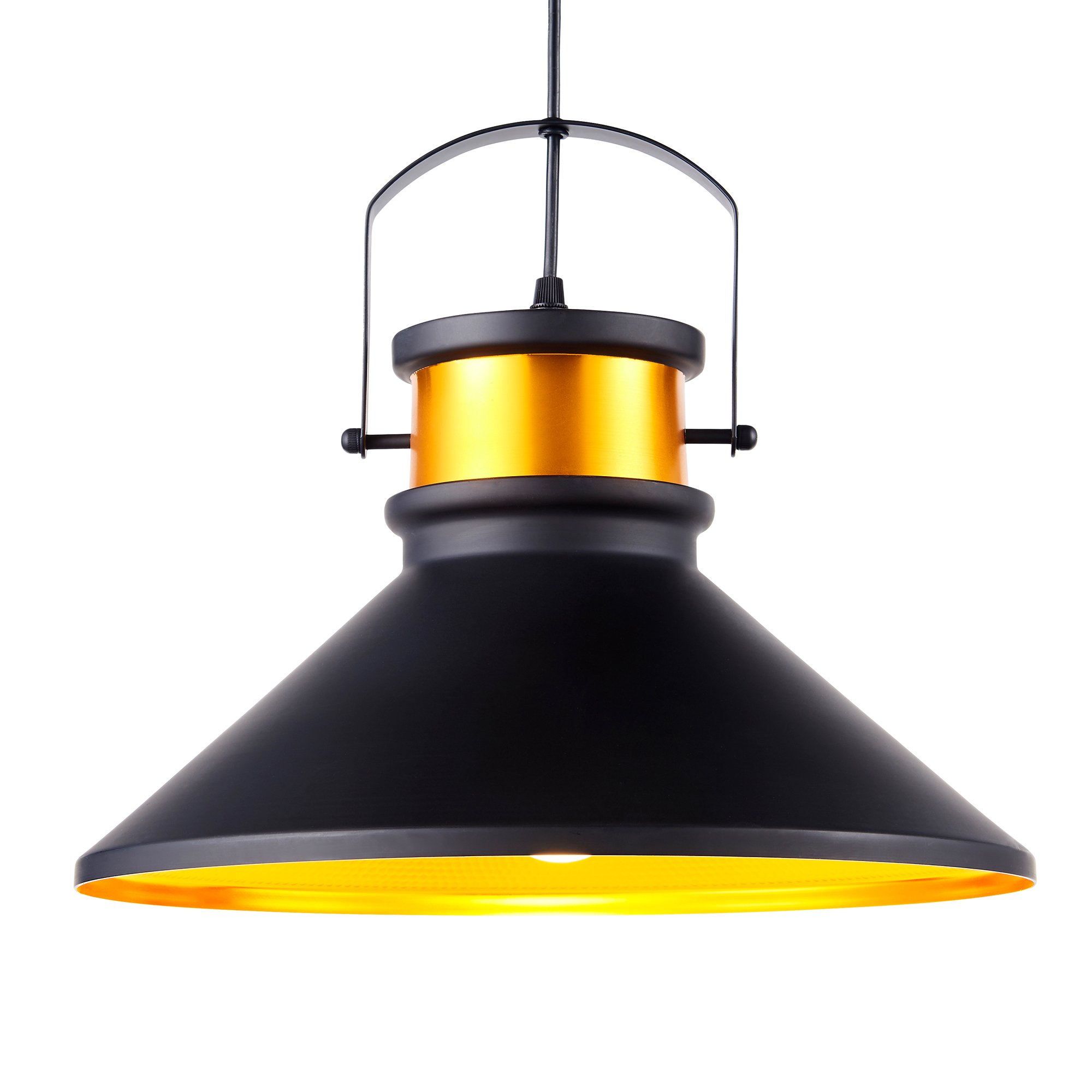 VERSANORA Teamson Home Pendant LED Light Black Modern Hanging Ceiling Lighting VN-L00036-UK