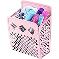 Magnetic Pencil Holder - Magnetic Locker Organizer, 1 Pack Pen Holder Locker Accessories for School and Office (1 Basket Pink)