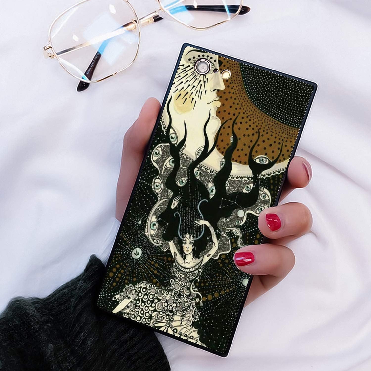 DeweiDirect iPhone 6 Case iPhone 6s Case Witchy Eyes Full Body Shockproof, TPU, Black Frame, Lightweight Rectangle Case for iPhone 6 Case iPhone 6s 1X Pack