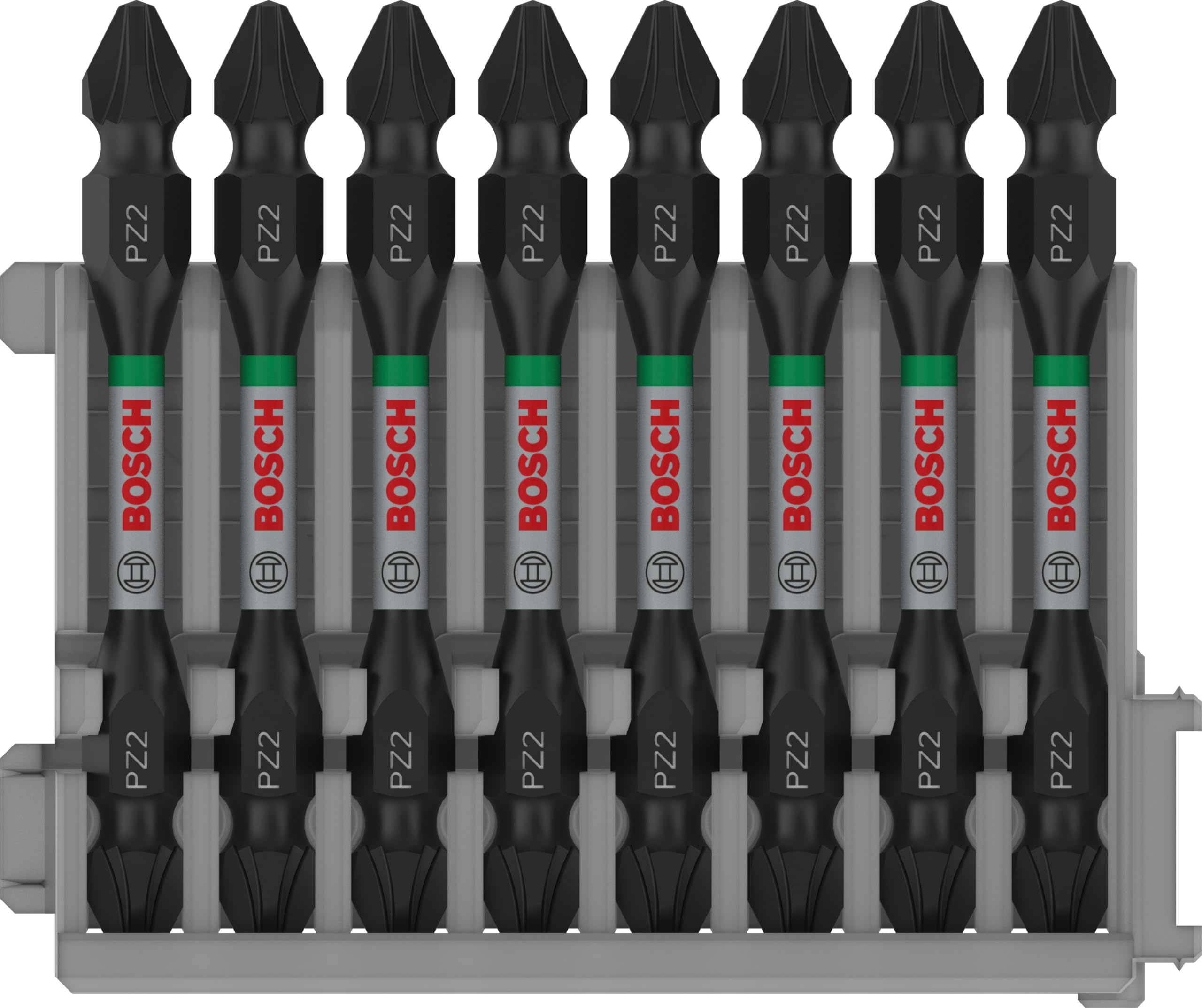 Bosch 8X PRO Double-Ended Impact Bits with Pick and Click Index (170 x 120 mm, Professional Accessory Screwdriver, Screwdriver)