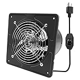 POWERENG 6 Inch Kitchen Exhaust Fan with Speed