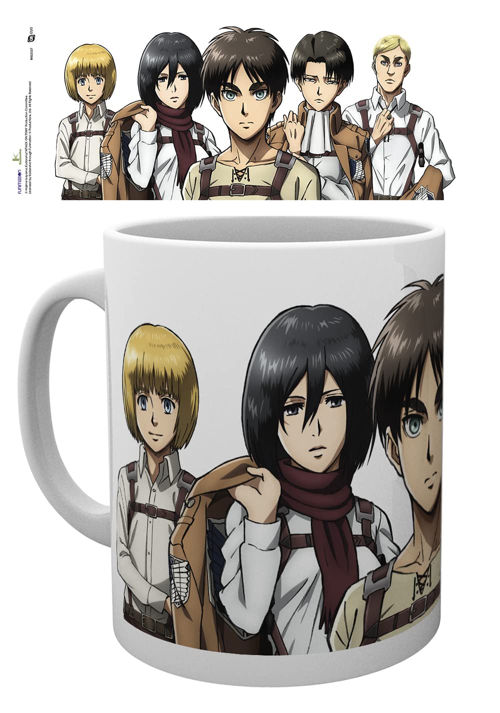 GB eye Attack On Titan Line up Mug