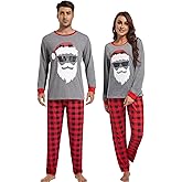 Finihen Christmas Couple Pjs Family Matching Christmas Pajamas For Men And Women's Clothes Comfortable Sleepwear
