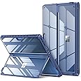 INFILAND Case, Crystal Clear Multi-Angle Shockproof for Microsoft Surface Pro 9/10, Compatible with Surface Pro Signature Keyboard & Slim Pen 2, Blue