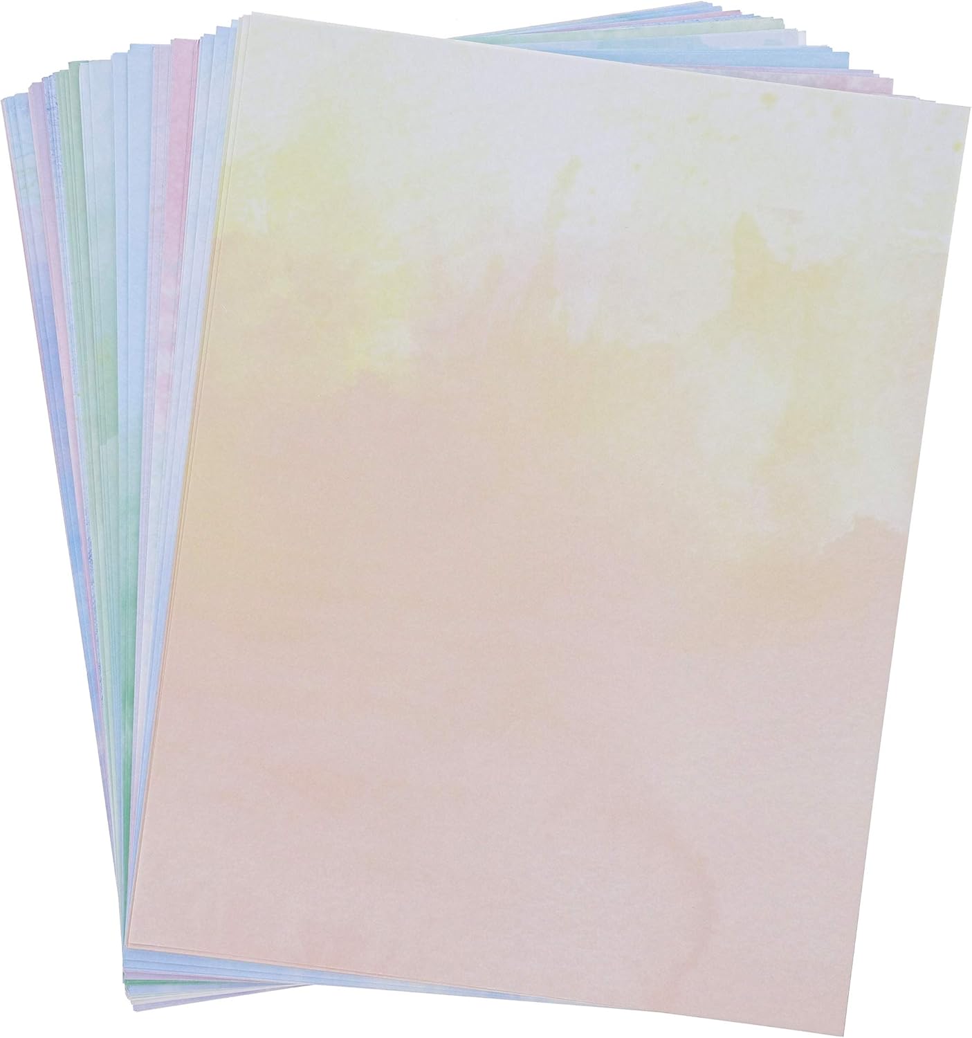 Watercolor Stationery Paper (8.5 x 11 Inches, 96 Sheets) : Office Products