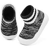 Engtoy Baby Shoes Boys Girls Sock Shoes Slippers Baby Walking Shoes Baby Slip On Sneakers Infant Non-Slip Breathable Slippers with Soft Rubber Sole