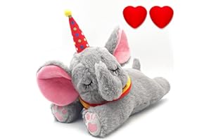 Lepawit Dog Plush Heartbeat Puppy Toys Behavioral Training Aid Toy for Anxiety Relief Newborn Puppy Sleep Aid Separation Anxiety, Accompany Stuffed Plush Toy for Puppy Dogs