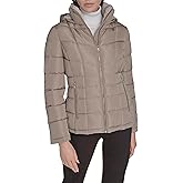 Calvin Klein Women's Hooded Puffer Jacket – Lightweight Quilted Winter Coat With Zipper Pockets