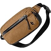 tomtoc 1.5L X-Pac Sling Bag with RFID Blocking, Crossbody Bag Minimalist Chest Shoulder Pack for Men/Women, Water-resistant Lightweight Casual Funny Pack for Travel, Daily Commute