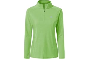 MoFiz Women's UPF 50+ Sun Protection Zip Up Long Sleeve Golf Tennis Hiking Shirt