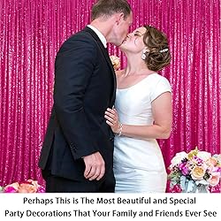 ShinyBeauty Sequin Backdrop Curtain 8FTx8FT Hot