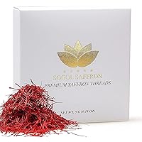Sogol Saffron Threads Organic (5 Grams) Premium Saffron Spice for Cooking ( Red Saffron Super Negin Grade 1 ) for…